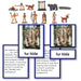 History Material-United States History - Powhatan Indians Historical Replica 3-Part Cards With Objects