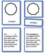Math Materials-Geometry - Geometry Cabinet Nomenclature 3-Part Cards With Definitions