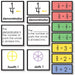 Math Materials-Graphing & Fractions - Fraction Nomenclature 3-Part Cards With Definitions And Problems