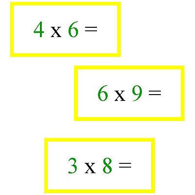 Math Materials-Operations - Math Problems For Multiplication