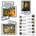 Art-Famous Artists - Cezanne 2-Part Cards Of Paintings With Biography