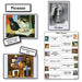 Art-Famous Artists - Picasso 2-Part Cards Of Paintings With Biography
