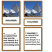 Geography Material-Landforms & Biomes - Parts Of A Mountain 3-Part Cards With Definitions