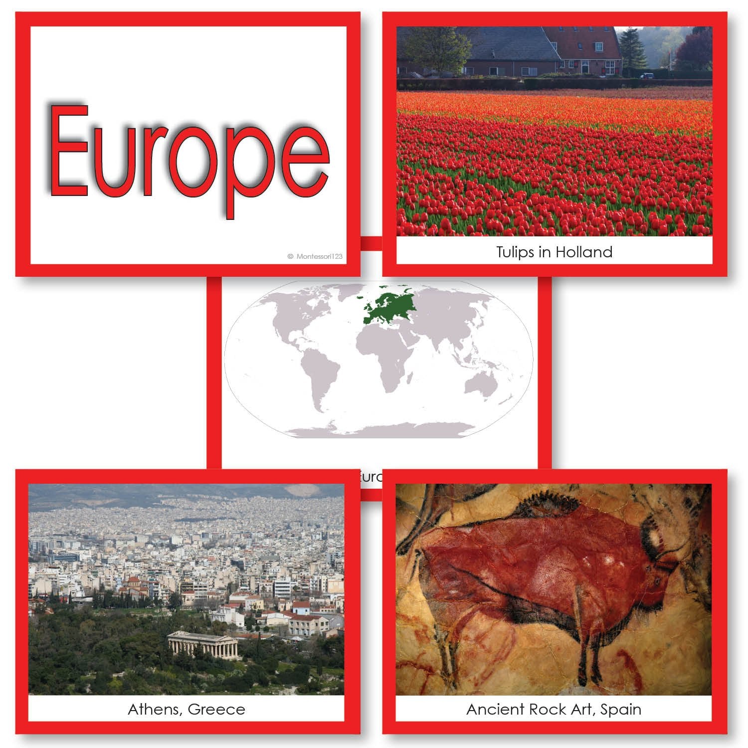 Geography Material-Study Of World Geography - Image Folder Of The Continent Europe
