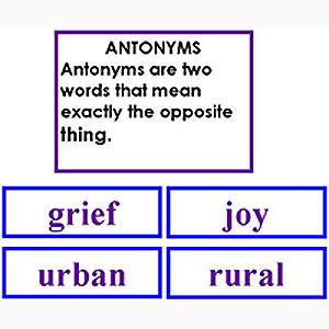Language Arts-Word Study - Word Study: Antonyms - Matching Cards
