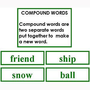 Language Arts-Word Study - Word Study: Compounds - Matching Cards