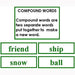 Language Arts-Word Study - Word Study: Compounds - Matching Cards