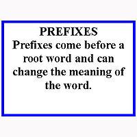 Language Arts-Word Study - Word Study: Prefixes - Puzzle Train