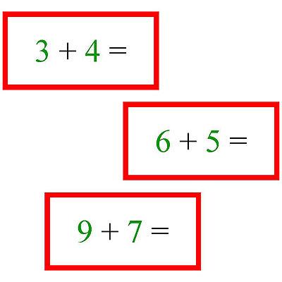 addition math problem