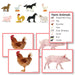 Zoology-Animal Classification/ Identification - Farm Animals Toddler Cards With Objects